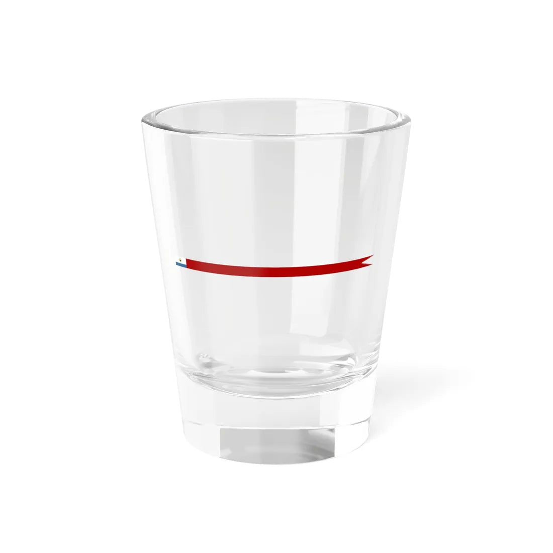 Masthead pennant of battle ships of Romania 1954-1965 (Oman) Shot Glass 1.5oz 1.5oz - Go Mug Yourself