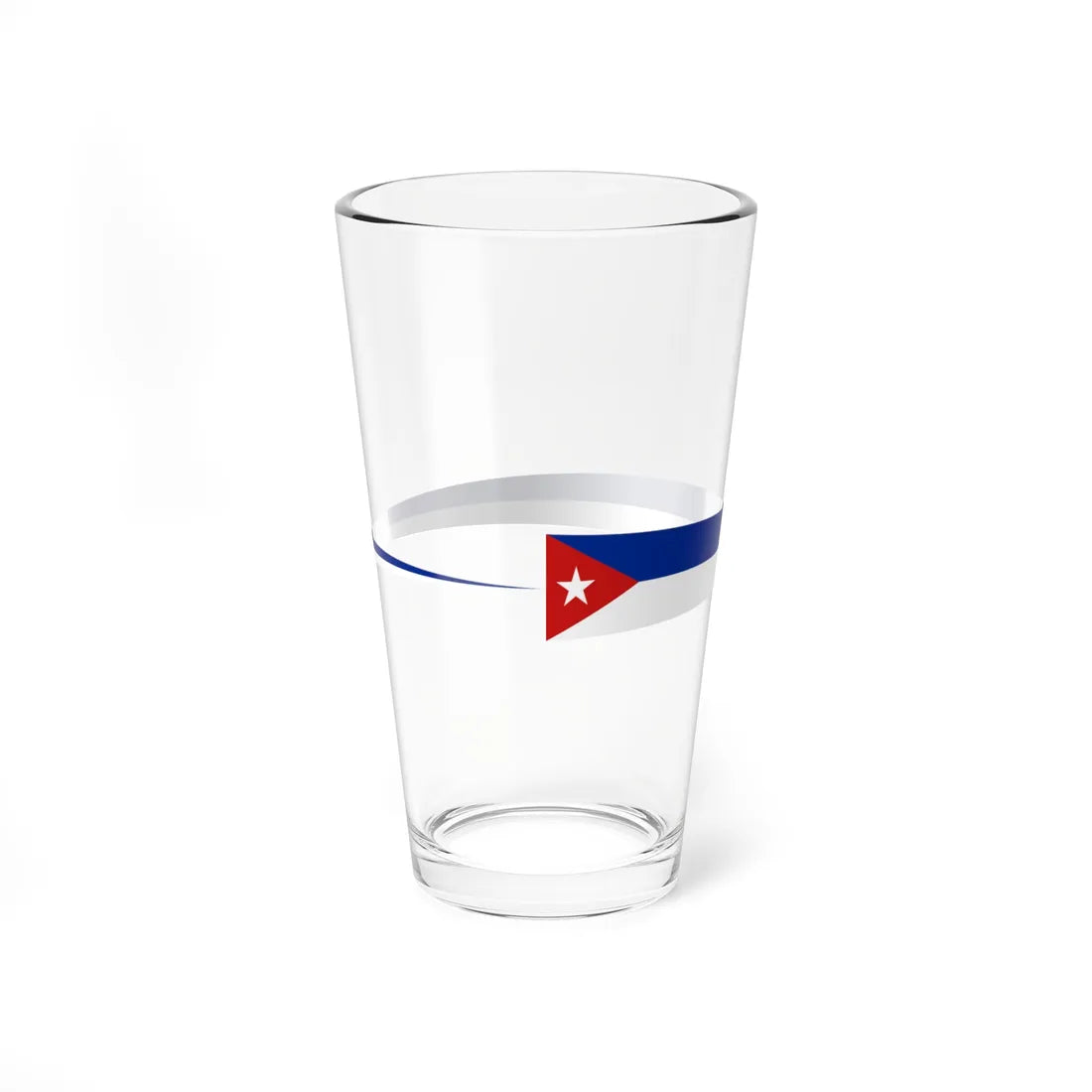 Masthead Pennant of Cuba (Cuba) Pint Glass 16oz - Go Mug Yourself