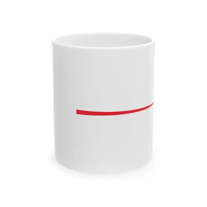 Masthead pennant of France (France) White Coffee Mug 11oz - Go Mug Yourself