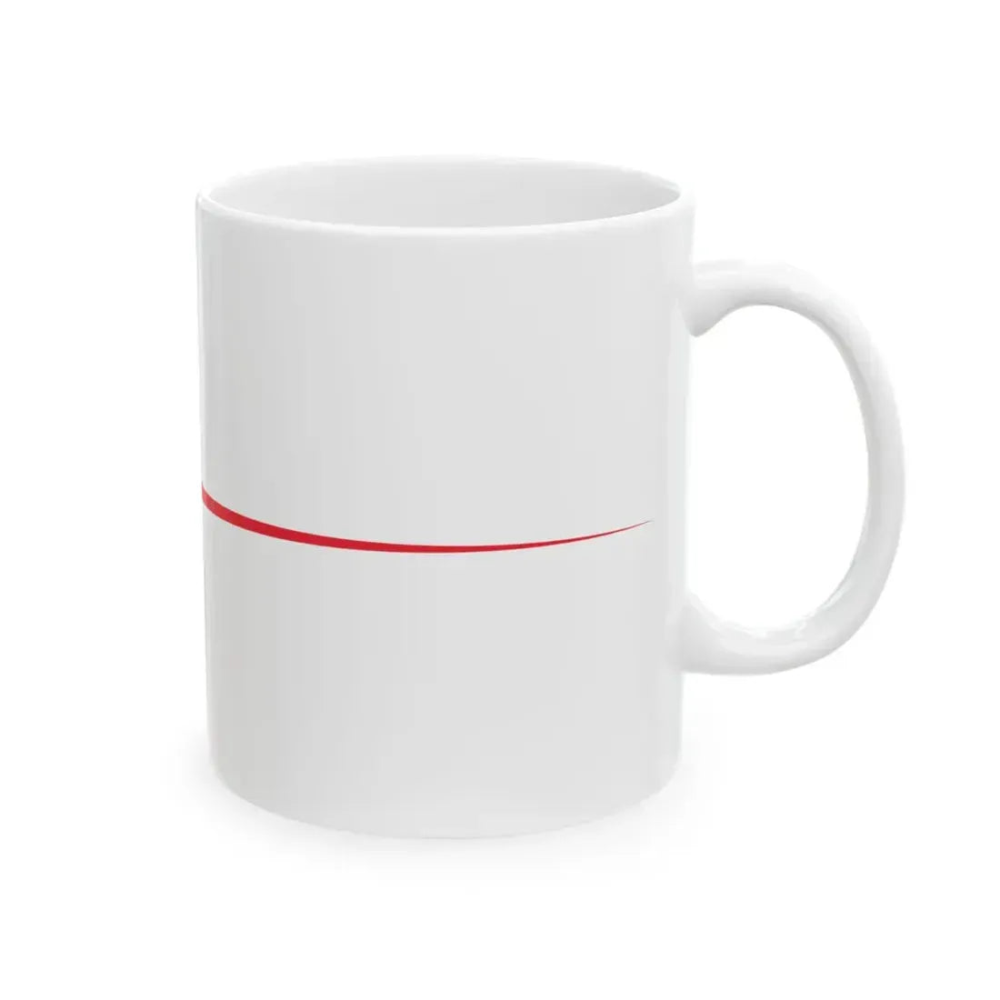 Masthead pennant of France (France) White Coffee Mug - Go Mug Yourself