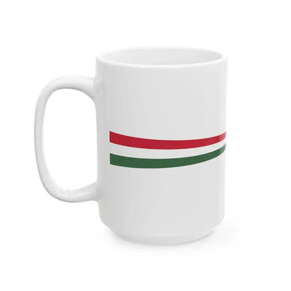Masthead pennant of Hungary (Hungary) White Coffee Mug - Go Mug Yourself