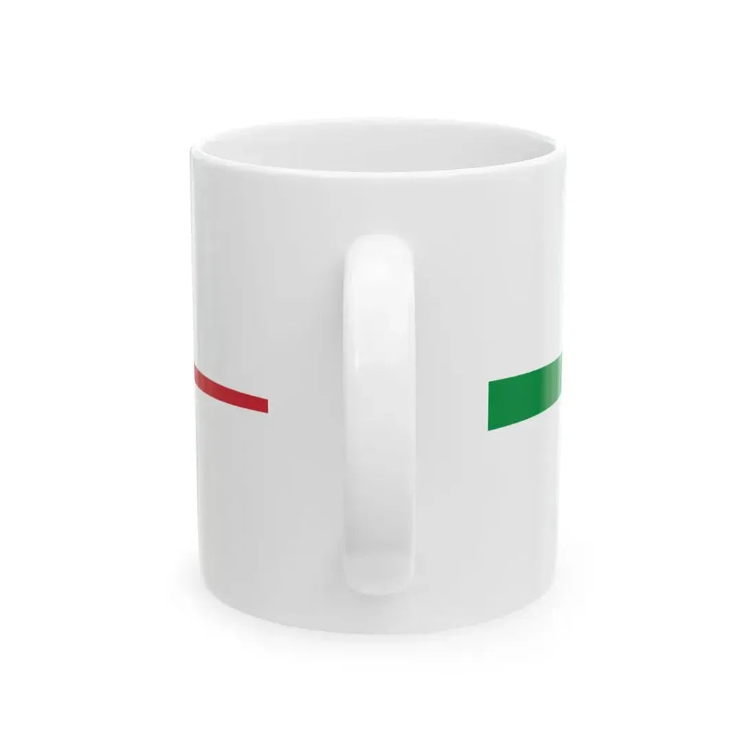 Masthead pennant of Italy (Italy) White Coffee Mug - Go Mug Yourself
