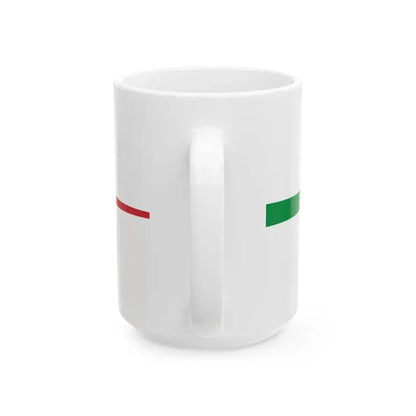 Masthead pennant of Italy (Italy) White Coffee Mug - Go Mug Yourself