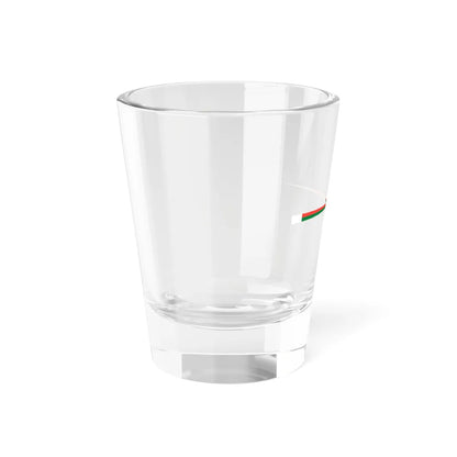 Masthead pennant of Madagascar (Madagascar) Shot Glass 1.5oz - Go Mug Yourself