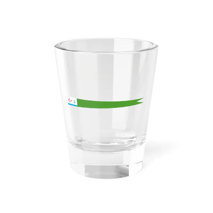 Masthead Pennant of the Azerbaijan Border patrol vessels (Azerbaijan) Shot Glass 1.5oz 1.5oz - Go Mug Yourself