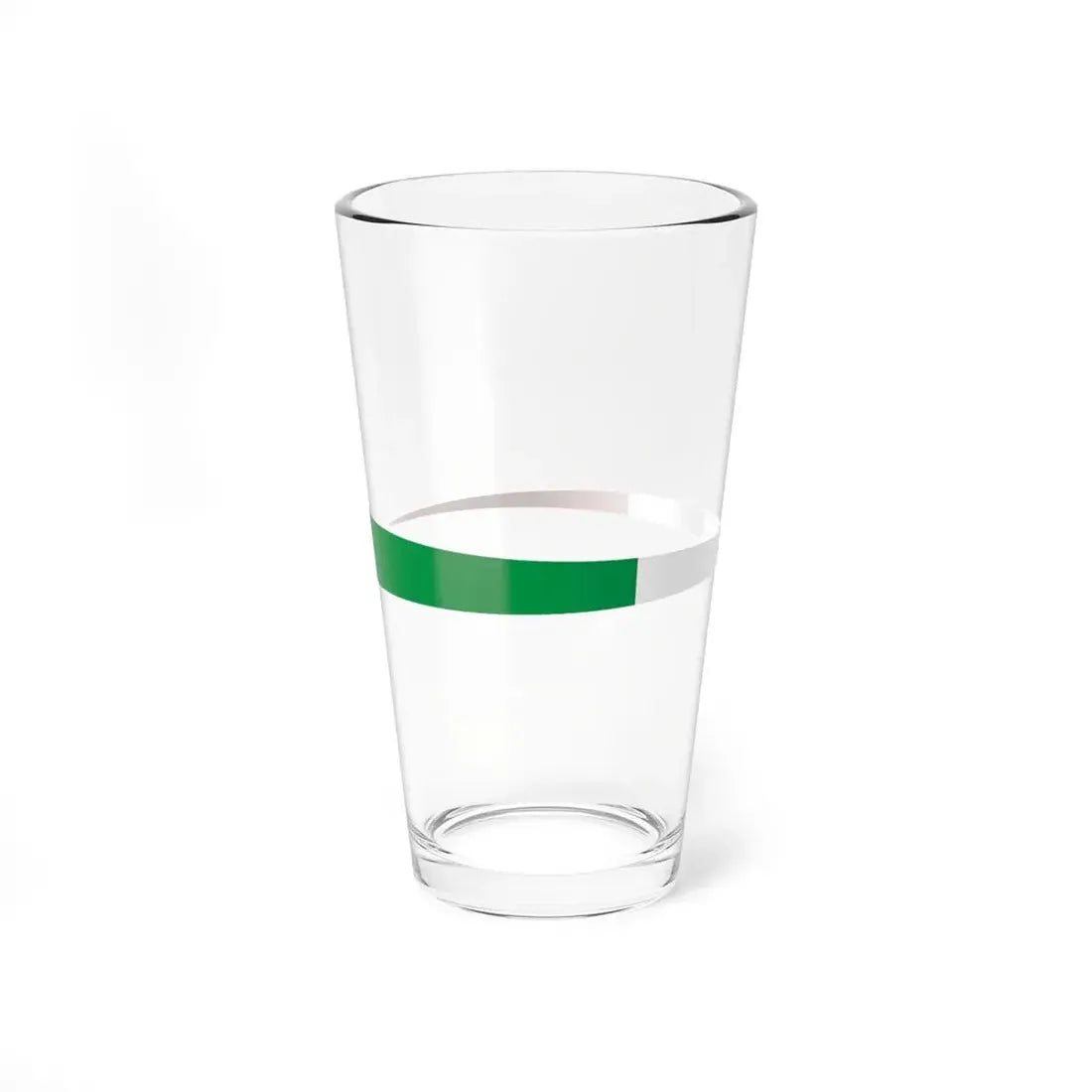Masthead pennant of the Kingdom of Italy without crown (Italy) Pint Glass 16oz - Go Mug Yourself