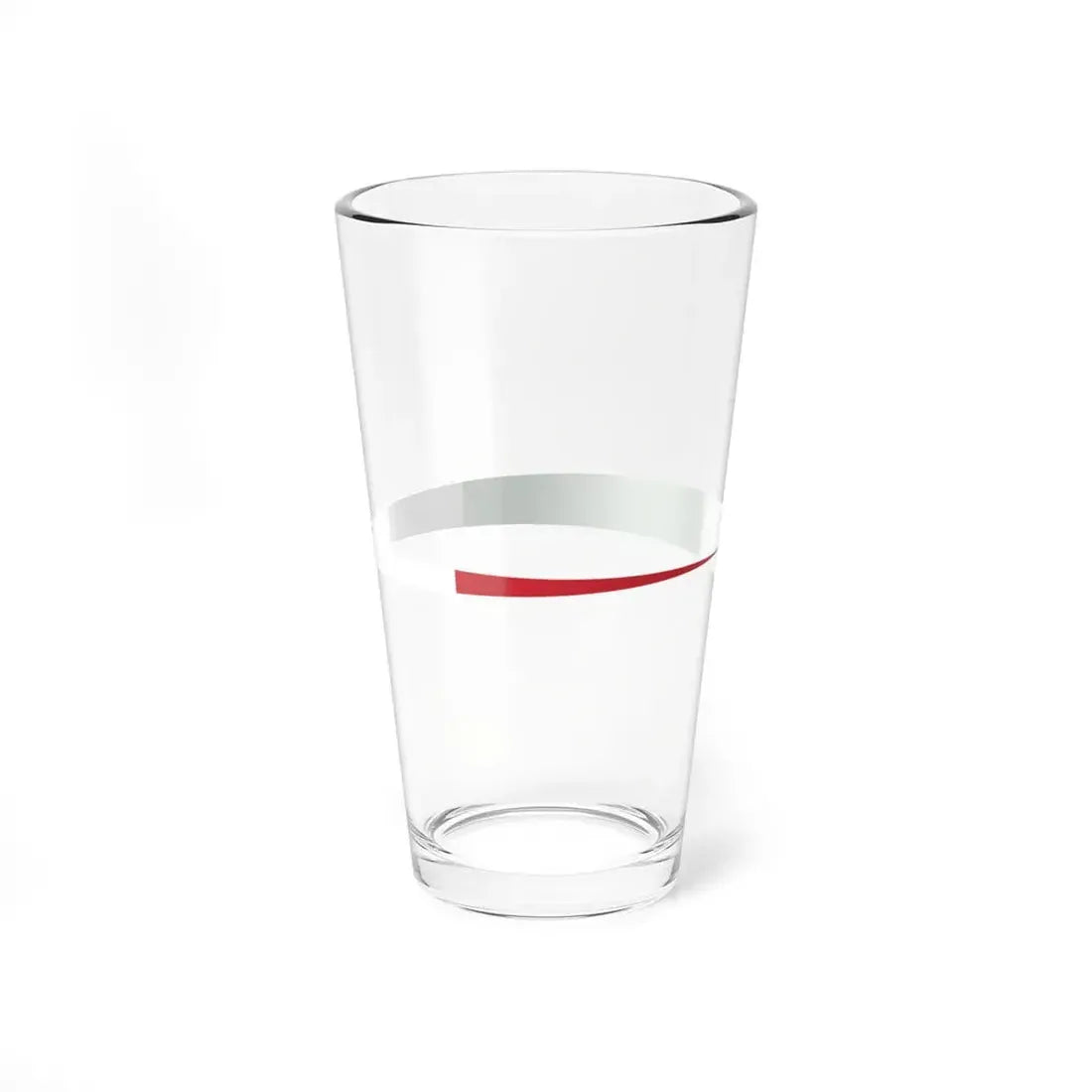 Masthead pennant of the Kingdom of Italy without crown (Italy) Pint Glass 16oz - Go Mug Yourself