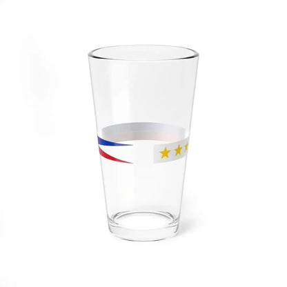 Masthead Pennant of the Philippines (Philippines) Pint Glass 16oz - Go Mug Yourself