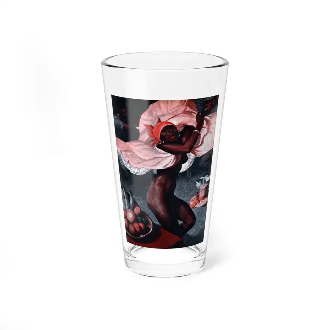 Mata Hari of the MarinesTelepathy vs Murder, Cavalier, January 1953 (Magazine Illustration) Pint Glass 16oz 16oz - Go Mug Yourself