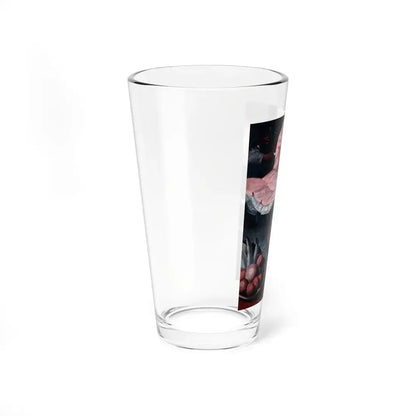 Mata Hari of the MarinesTelepathy vs Murder, Cavalier, January 1953 (Magazine Illustration) Pint Glass 16oz - Go Mug Yourself