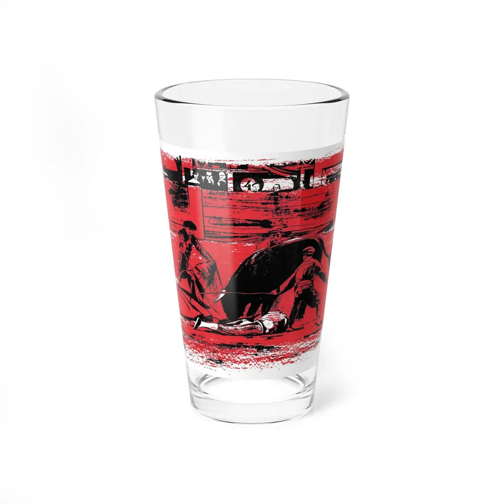 Matadors Die Rich, Bluebook Magazine, June 1953 (Magazine Illustration) Pint Glass 16oz-16oz-Go Mug Yourself