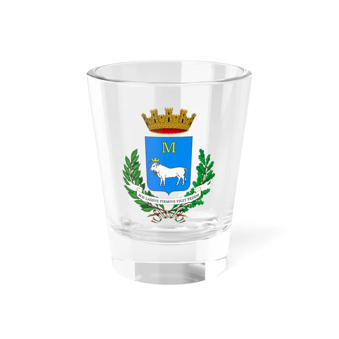 Matera-Stemma (Italy) (Coat of Arms) Shot Glass 1.5oz 1.5oz - Go Mug Yourself