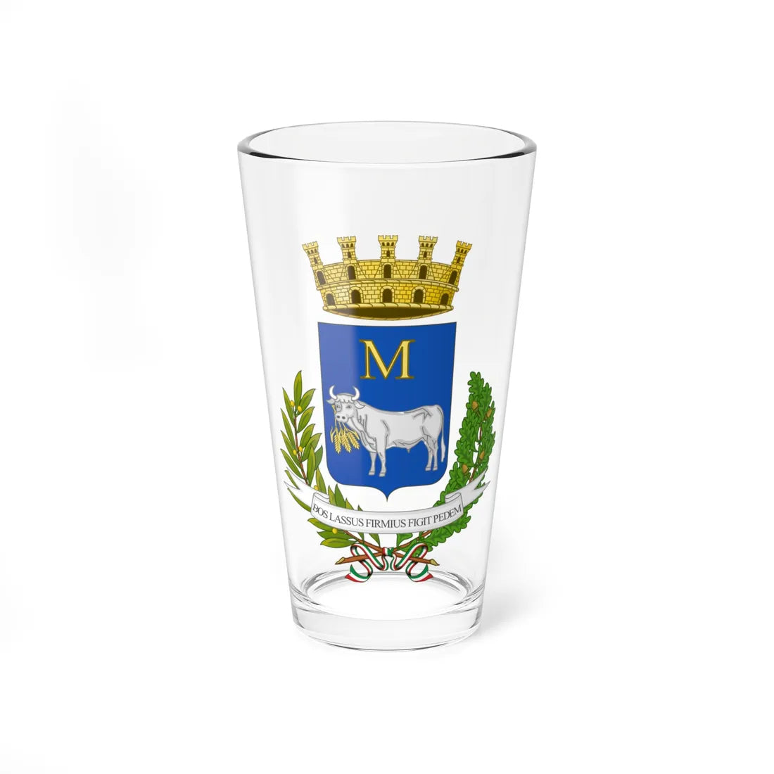 Matera-Stemma2 (Italy) (Coat of Arms) Pint Glass 16oz 16oz - Go Mug Yourself