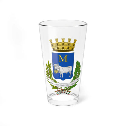 Matera-Stemma2 (Italy) (Coat of Arms) Pint Glass 16oz 16oz - Go Mug Yourself