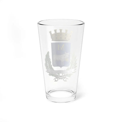 Matera-Stemma2 (Italy) (Coat of Arms) Pint Glass 16oz - Go Mug Yourself