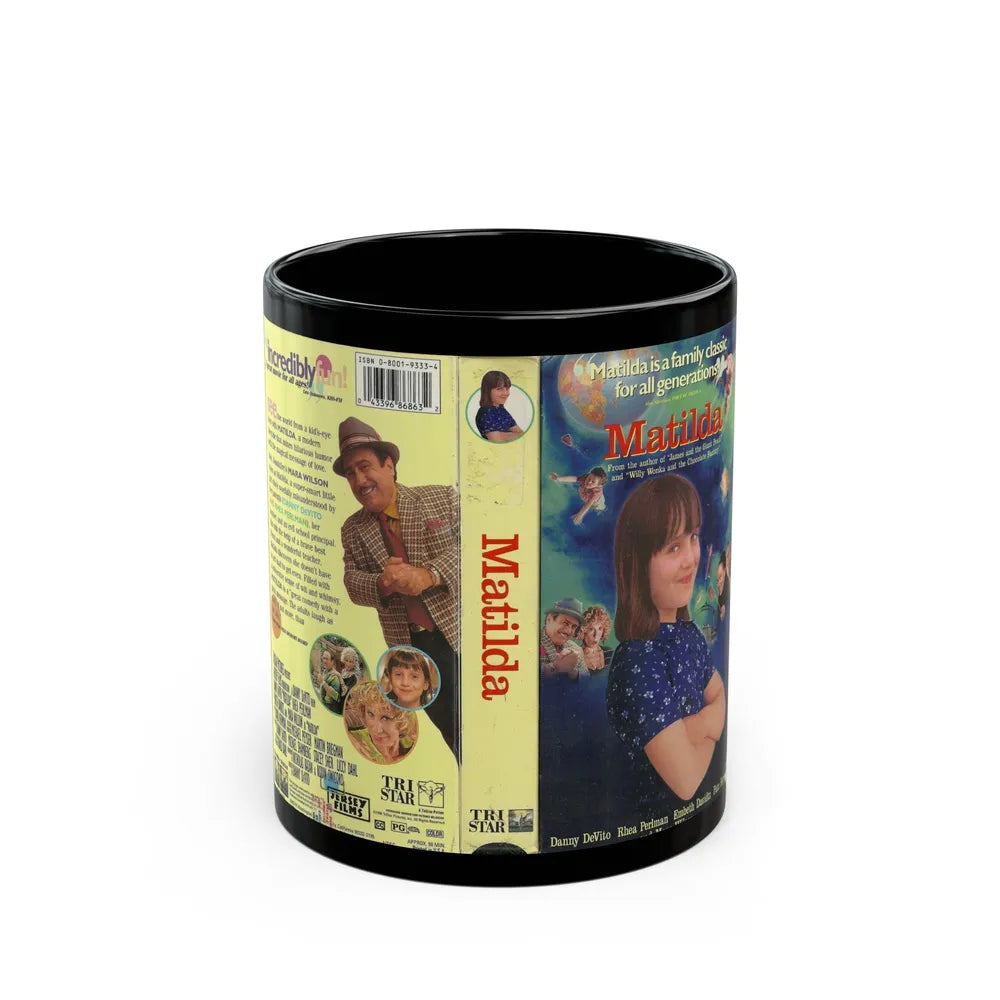 MATILDA (VHS COVER) - Black Coffee Mug-11oz-Go Mug Yourself