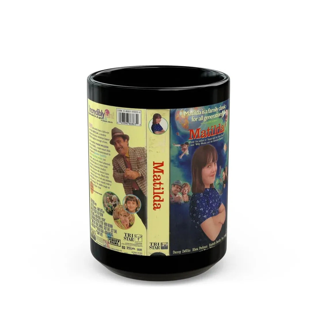 MATILDA (VHS COVER) - Black Coffee Mug 15oz - Go Mug Yourself