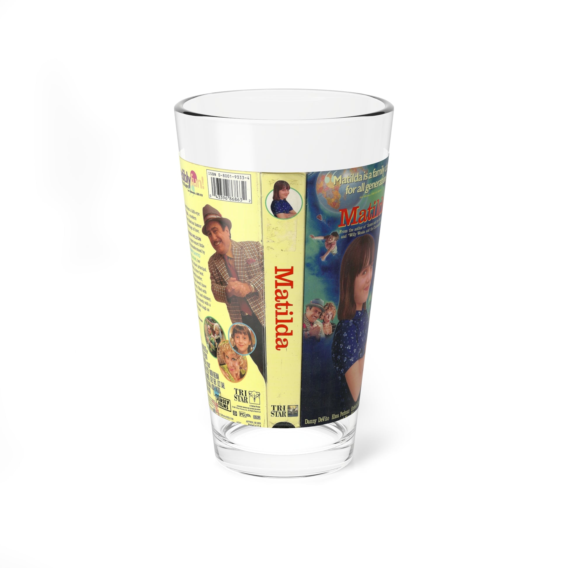 MATILDA (VHS COVER) Pint Glass 16oz-16oz-Go Mug Yourself