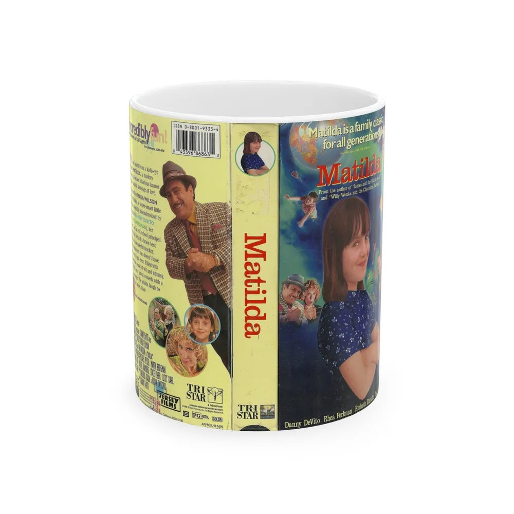 MATILDA (VHS COVER) - White Coffee Mug-11oz-Go Mug Yourself