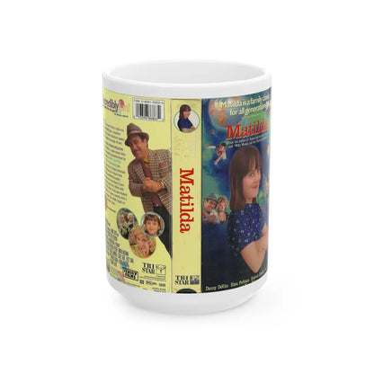 MATILDA (VHS COVER) - White Coffee Mug-15oz-Go Mug Yourself