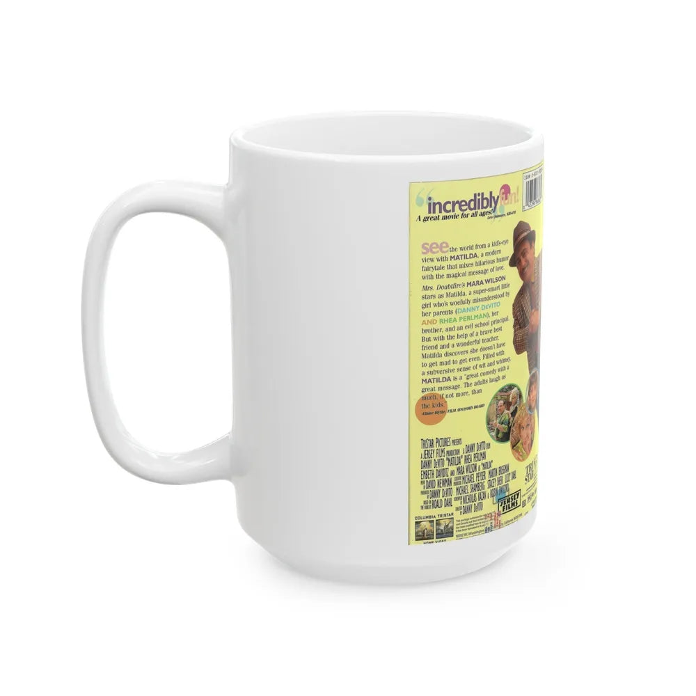 MATILDA (VHS COVER) - White Coffee Mug-Go Mug Yourself