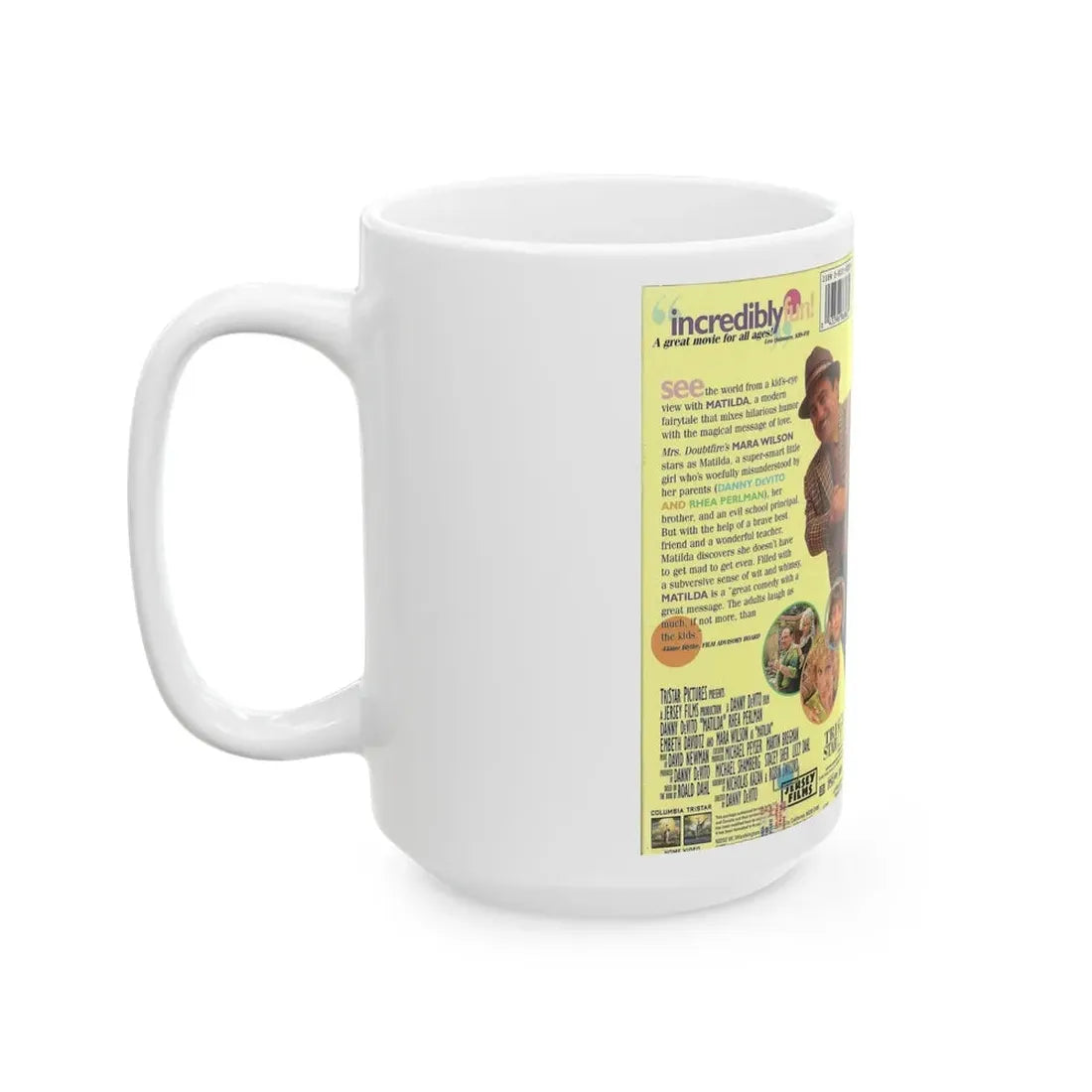 MATILDA (VHS COVER) - White Coffee Mug - Go Mug Yourself