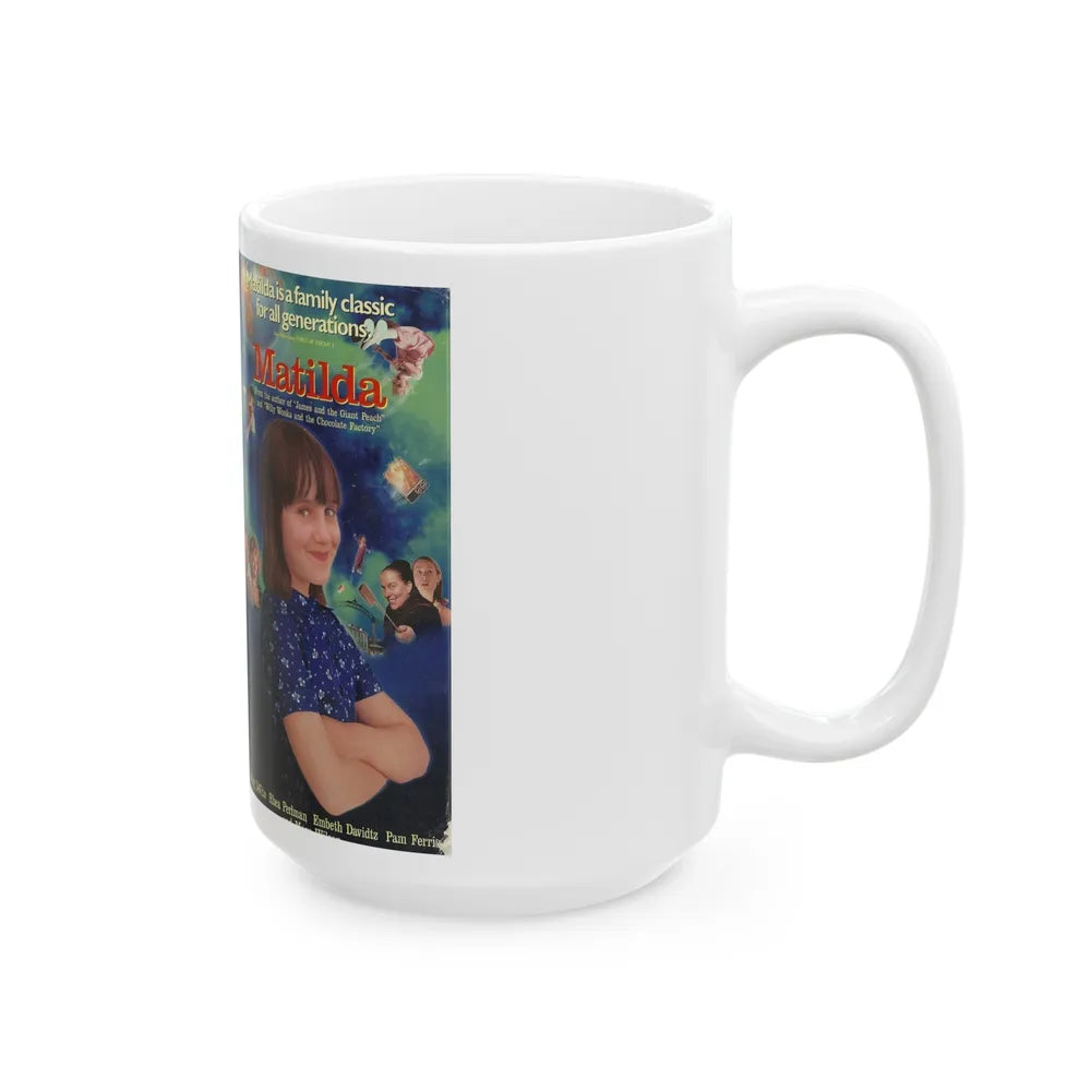 MATILDA (VHS COVER) - White Coffee Mug-Go Mug Yourself