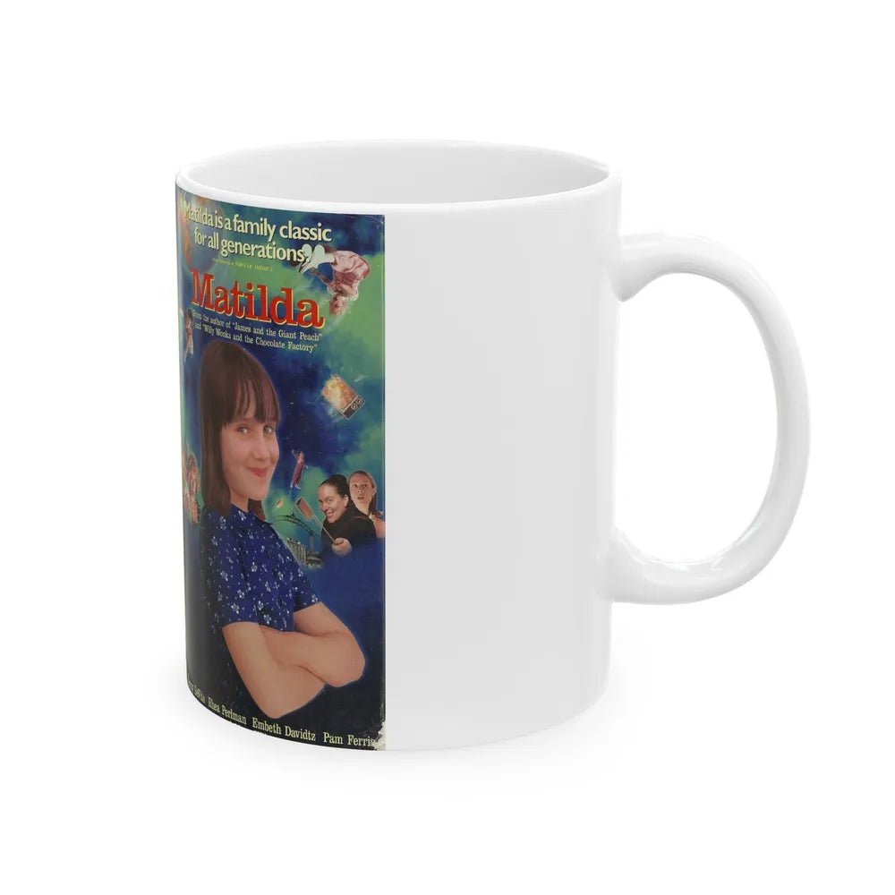 MATILDA (VHS COVER) - White Coffee Mug-Go Mug Yourself