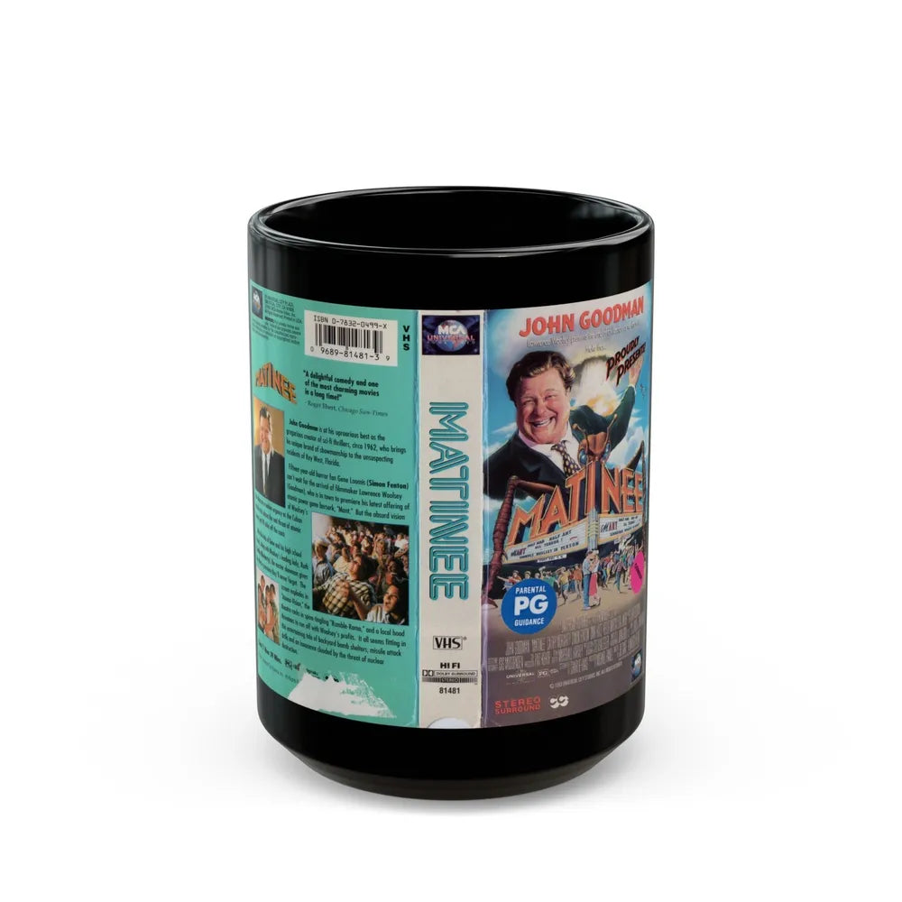 MATINEE (VHS COVER) - Black Coffee Mug-15oz-Go Mug Yourself