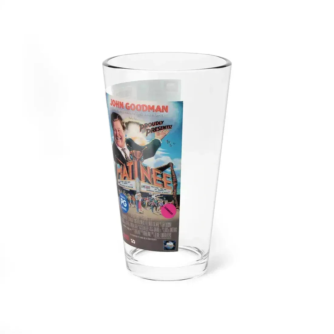MATINEE (VHS COVER) Pint Glass 16oz - Go Mug Yourself
