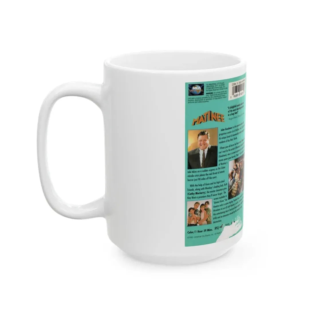 MATINEE (VHS COVER) - White Coffee Mug - Go Mug Yourself
