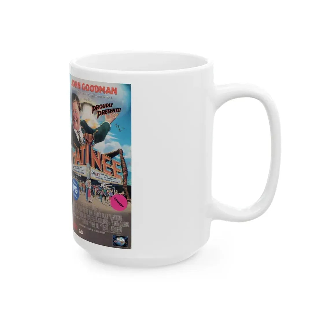 MATINEE (VHS COVER) - White Coffee Mug - Go Mug Yourself