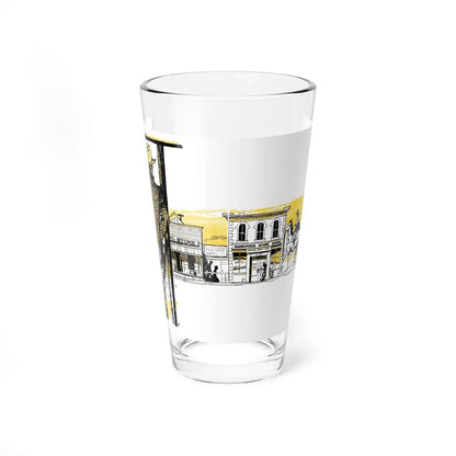 Matt Seery's Town, Bluebook, June 1953 (Magazine Illustration) Pint Glass 16oz 16oz - Go Mug Yourself