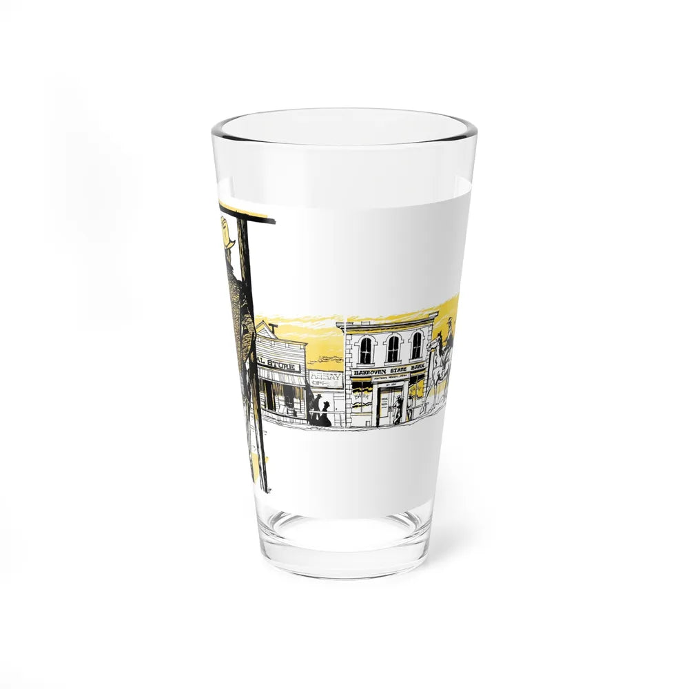 Matt Seery's Town, Bluebook, June 1953 (Magazine Illustration) Pint Glass 16oz-16oz-Go Mug Yourself