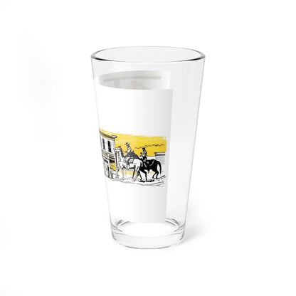 Matt Seery's Town, Bluebook, June 1953 (Magazine Illustration) Pint Glass 16oz-Go Mug Yourself