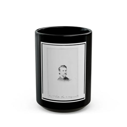 Matthew T. Lutz, Bust Portrait, Facing Front (U.S. Civil War) Black Coffee Mug 15oz - Go Mug Yourself
