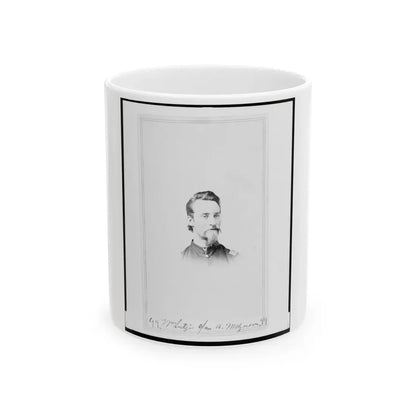 Matthew T. Lutz, Bust Portrait, Facing Front (U.S. Civil War) White Coffee Mug 11oz - Go Mug Yourself