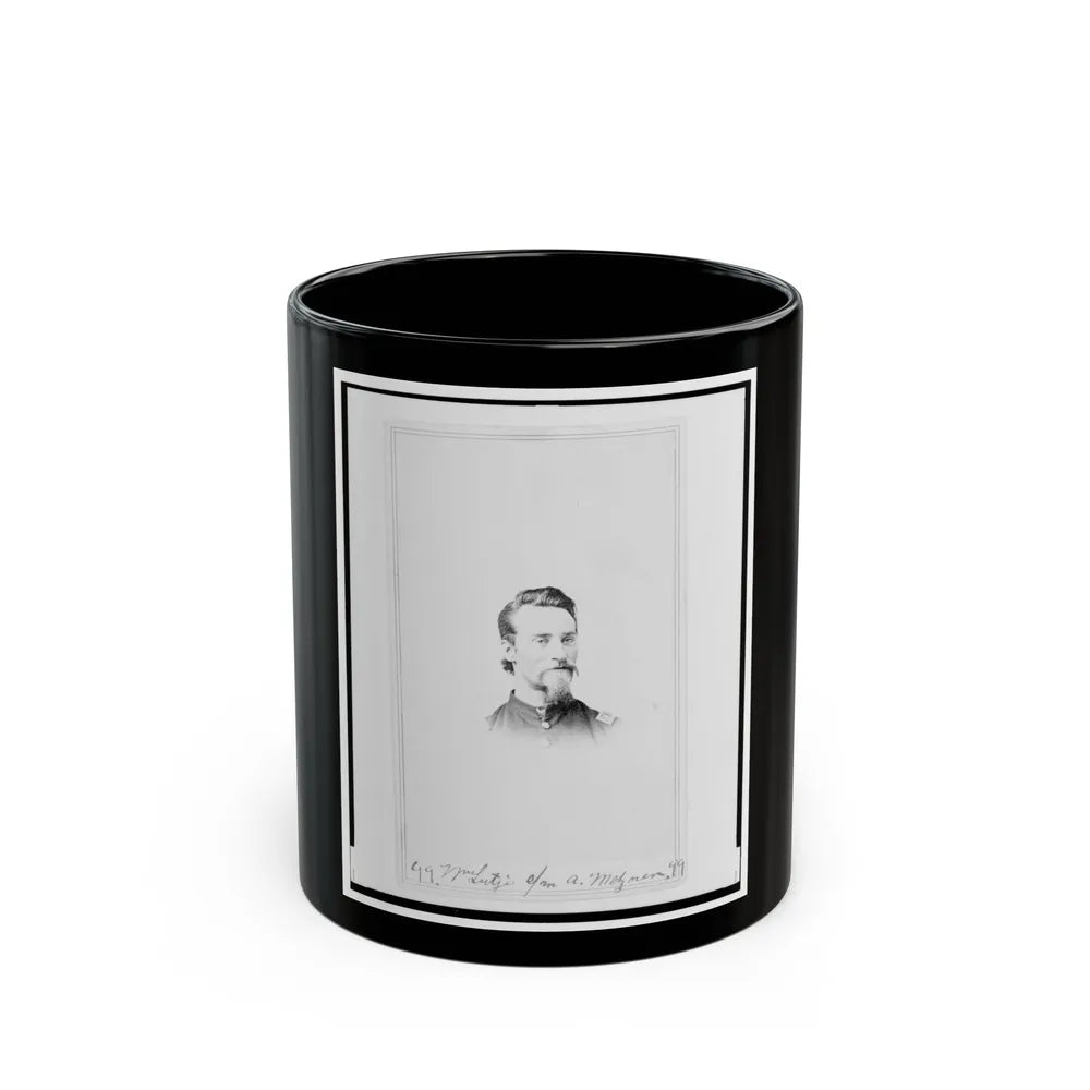 Matthew T. Lutz, Bust Portrait, Facing Front (U.S. Civil War) Black Coffee Mug-11oz-Go Mug Yourself