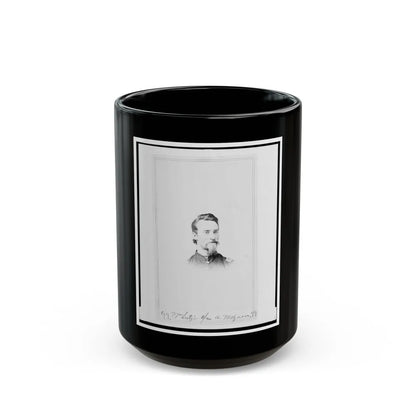 Matthew T. Lutz, Bust Portrait, Facing Front (U.S. Civil War) Black Coffee Mug-15oz-Go Mug Yourself