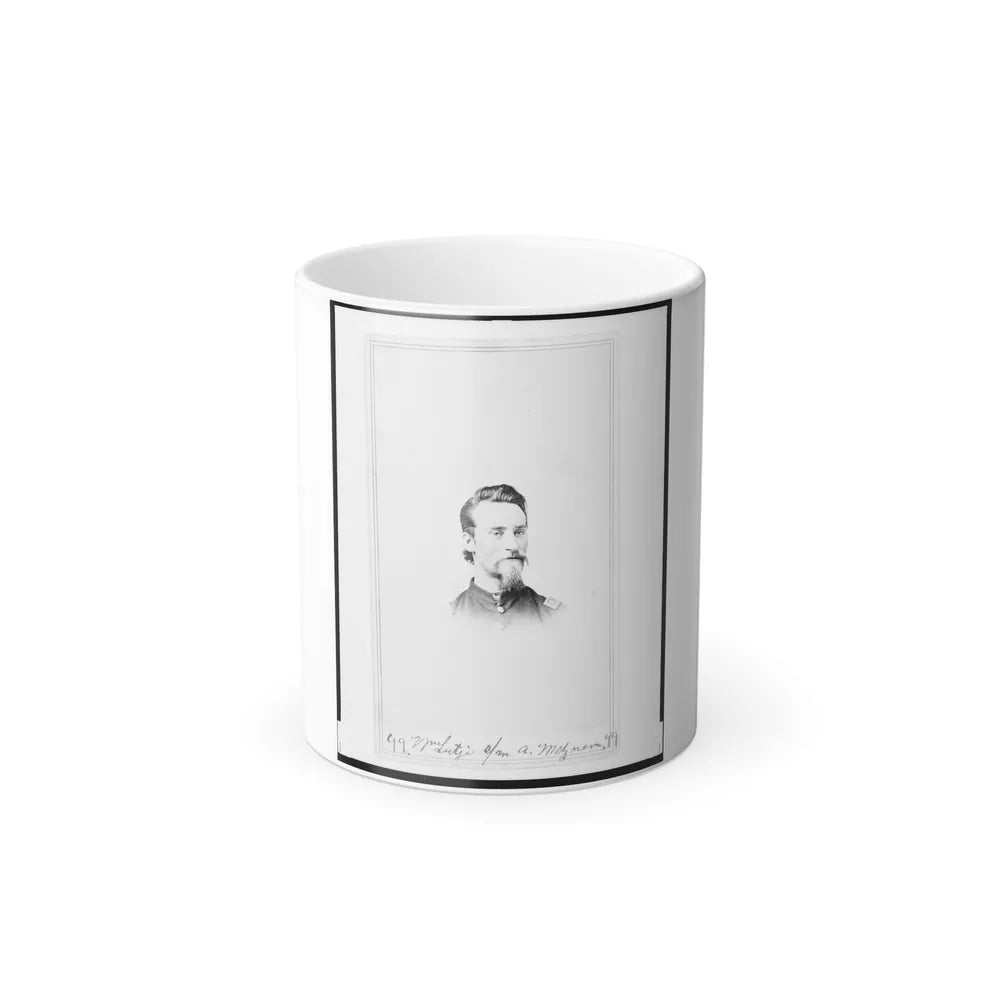 Matthew T. Lutz, Bust Portrait, Facing Front (U.S. Civil War) Color Changing Coffee Mug 11oz-11oz-Go Mug Yourself