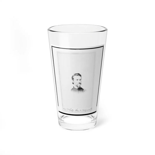 Matthew T. Lutz, Bust Portrait, Facing Front (U.S. Civil War) Pint Glass 16oz-16oz-Go Mug Yourself