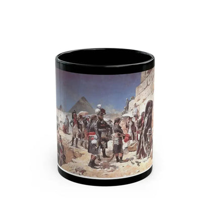 Maurice Orange (1867-1916) Bonaparte aux pyramides - Black Coffee Mug 11oz - Go Mug Yourself