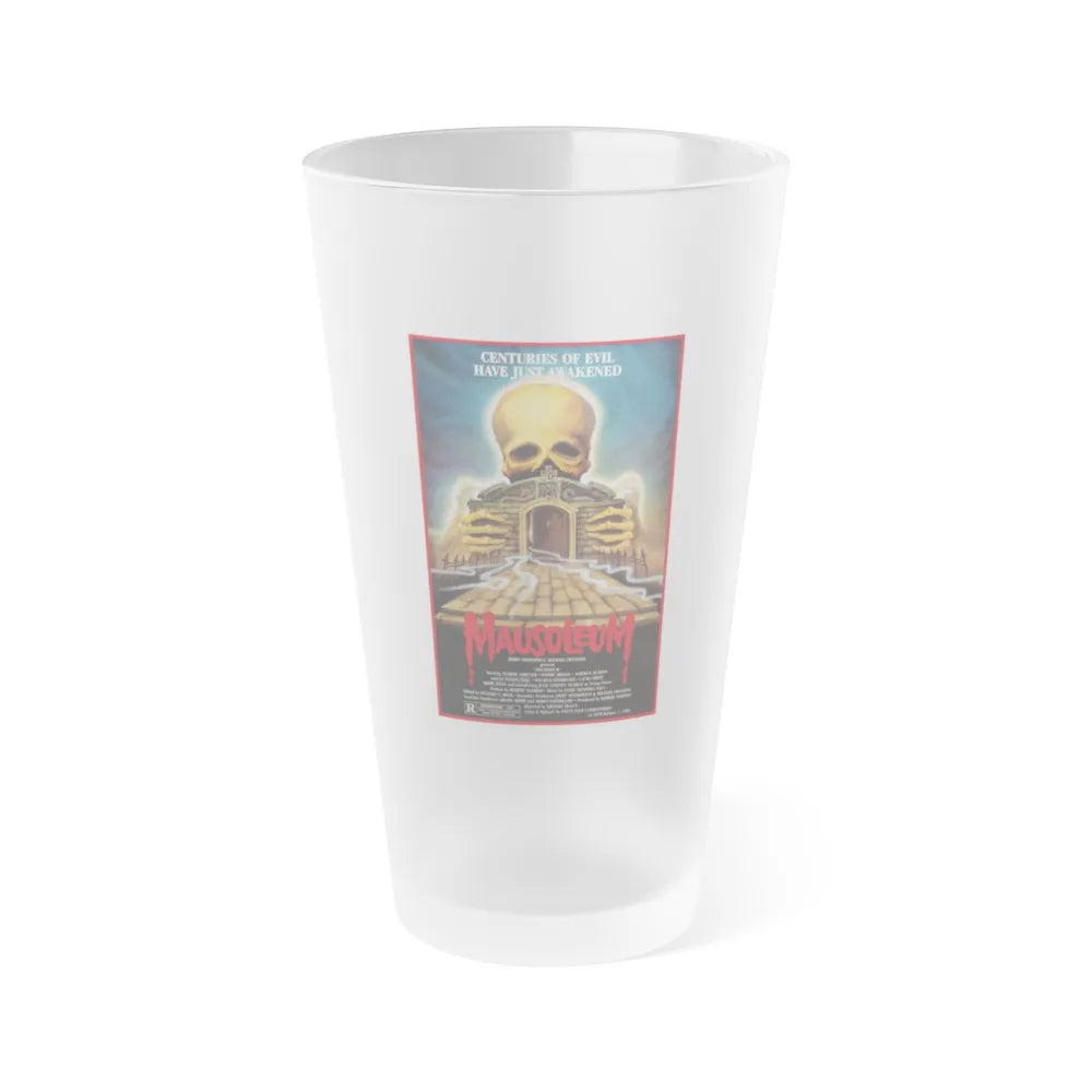 MAUSOLEUM 1983 Movie Poster - Frosted Pint Glass 16oz-16oz-Frosted-Go Mug Yourself