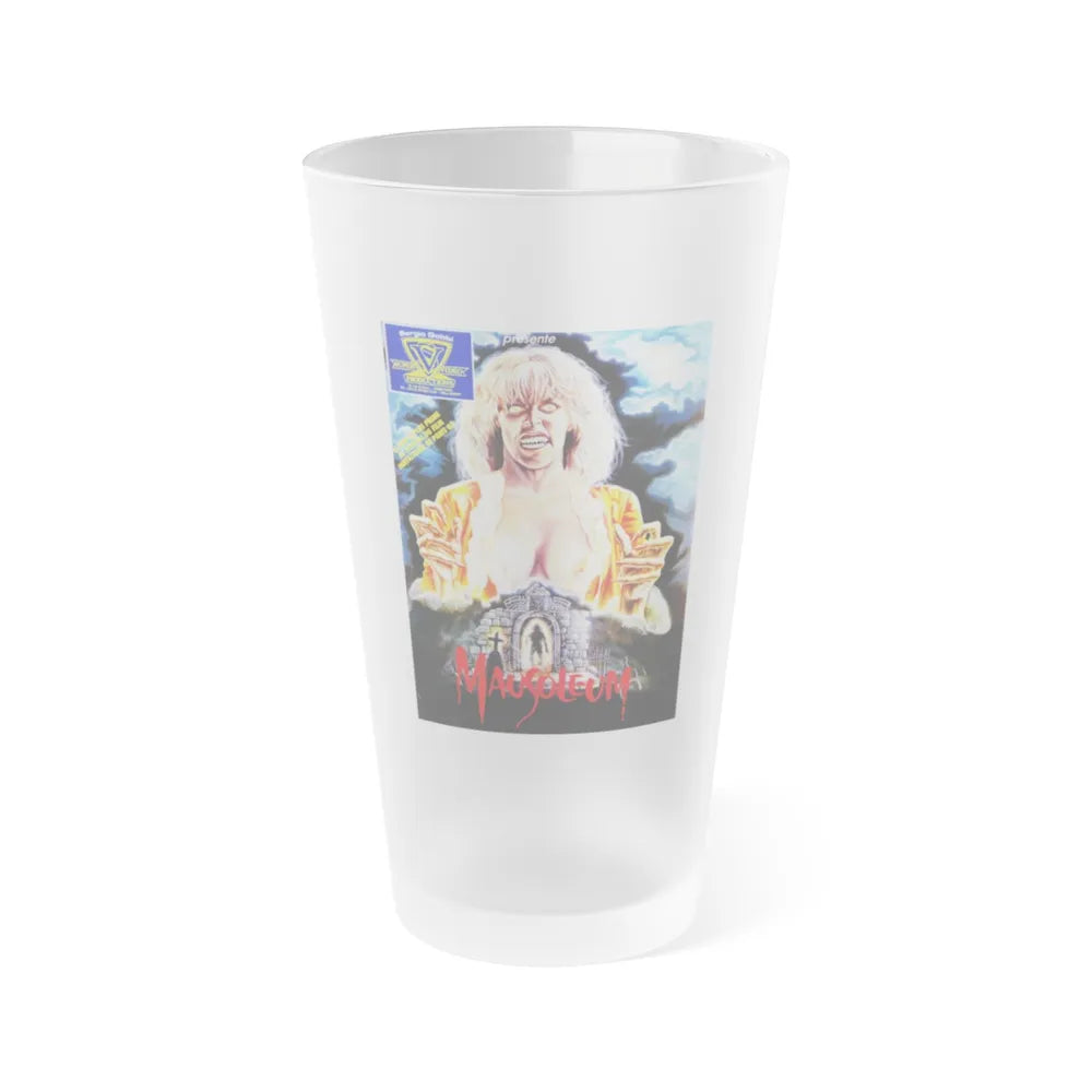 MAUSOLEUM (2) 1983 Movie Poster - Frosted Pint Glass 16oz-16oz-Frosted-Go Mug Yourself