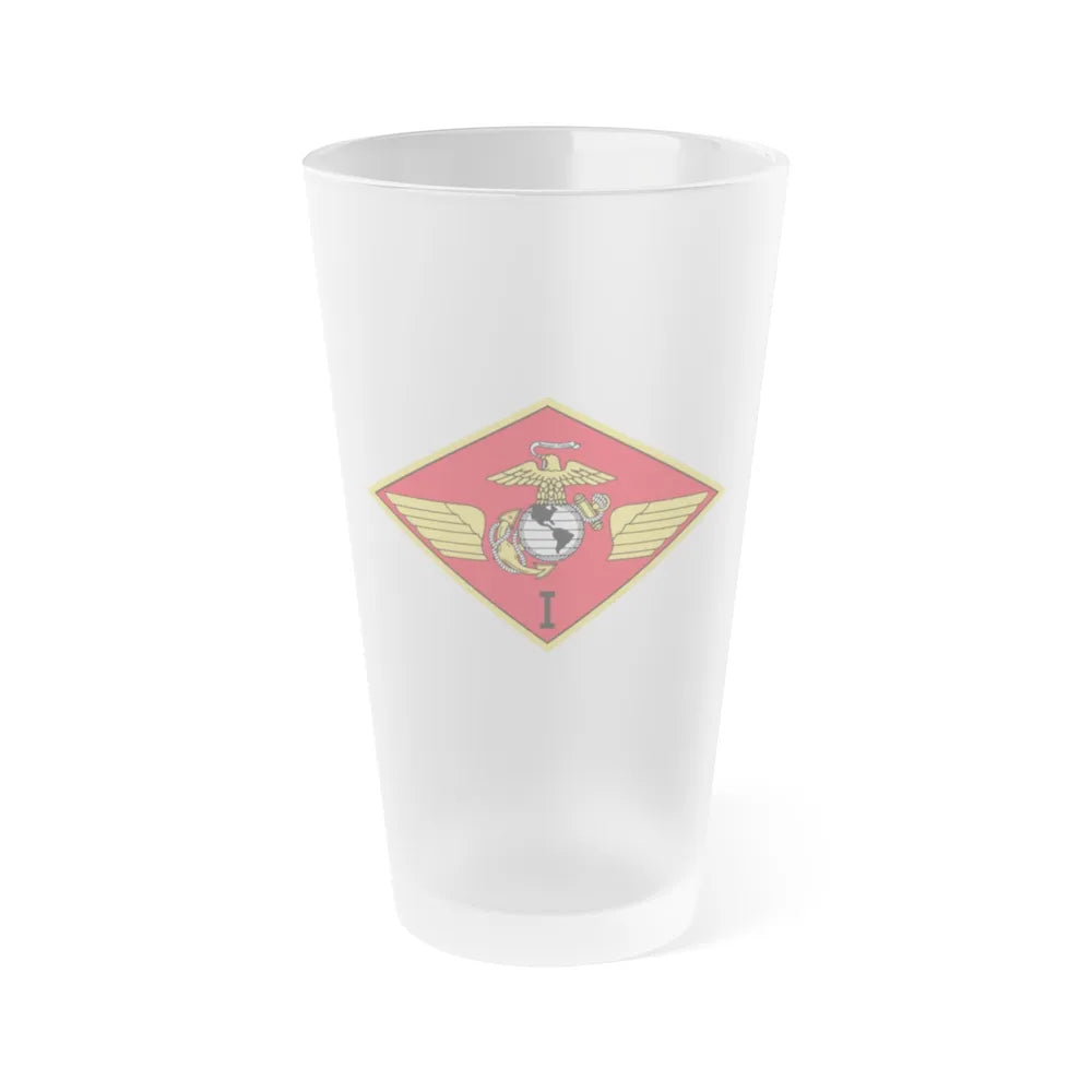 MAW 1 (USMC) Frosted Pint Glass 16oz-Go Mug Yourself