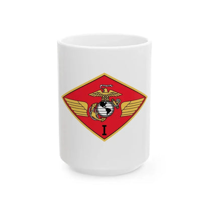 MAW 1 (USMC) White Coffee Mug 15oz - Go Mug Yourself