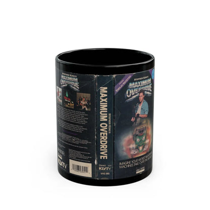 MAXIMUM OVERDRIVE (VHS COVER) - Black Coffee Mug-11oz-Go Mug Yourself