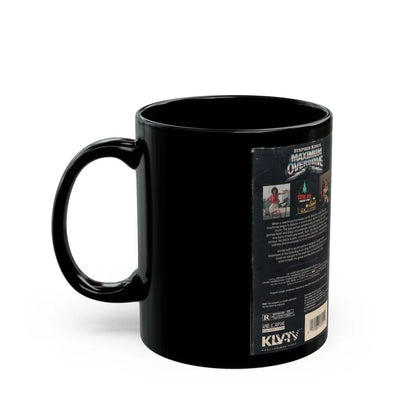 MAXIMUM OVERDRIVE (VHS COVER) - Black Coffee Mug - Go Mug Yourself