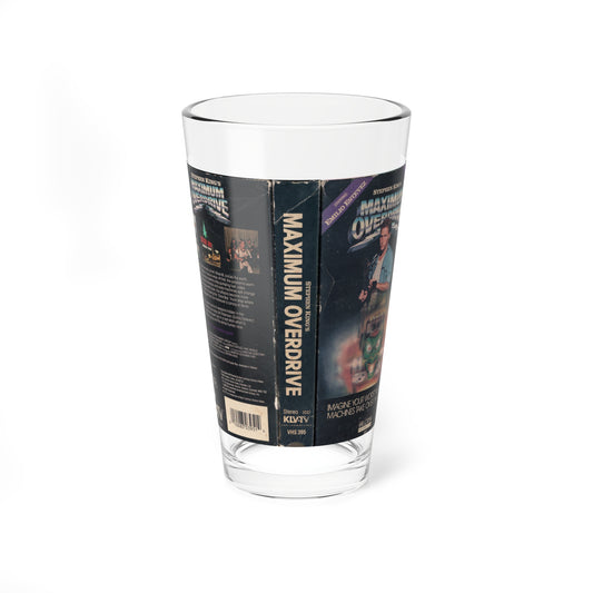 MAXIMUM OVERDRIVE (VHS COVER) Pint Glass 16oz-16oz-Go Mug Yourself