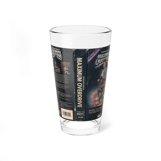 MAXIMUM OVERDRIVE (VHS COVER) Pint Glass 16oz 16oz - Go Mug Yourself